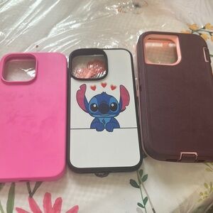 Pink and Brown Phone Cases with Cartoon Design
iPhone 14 Pro Max case